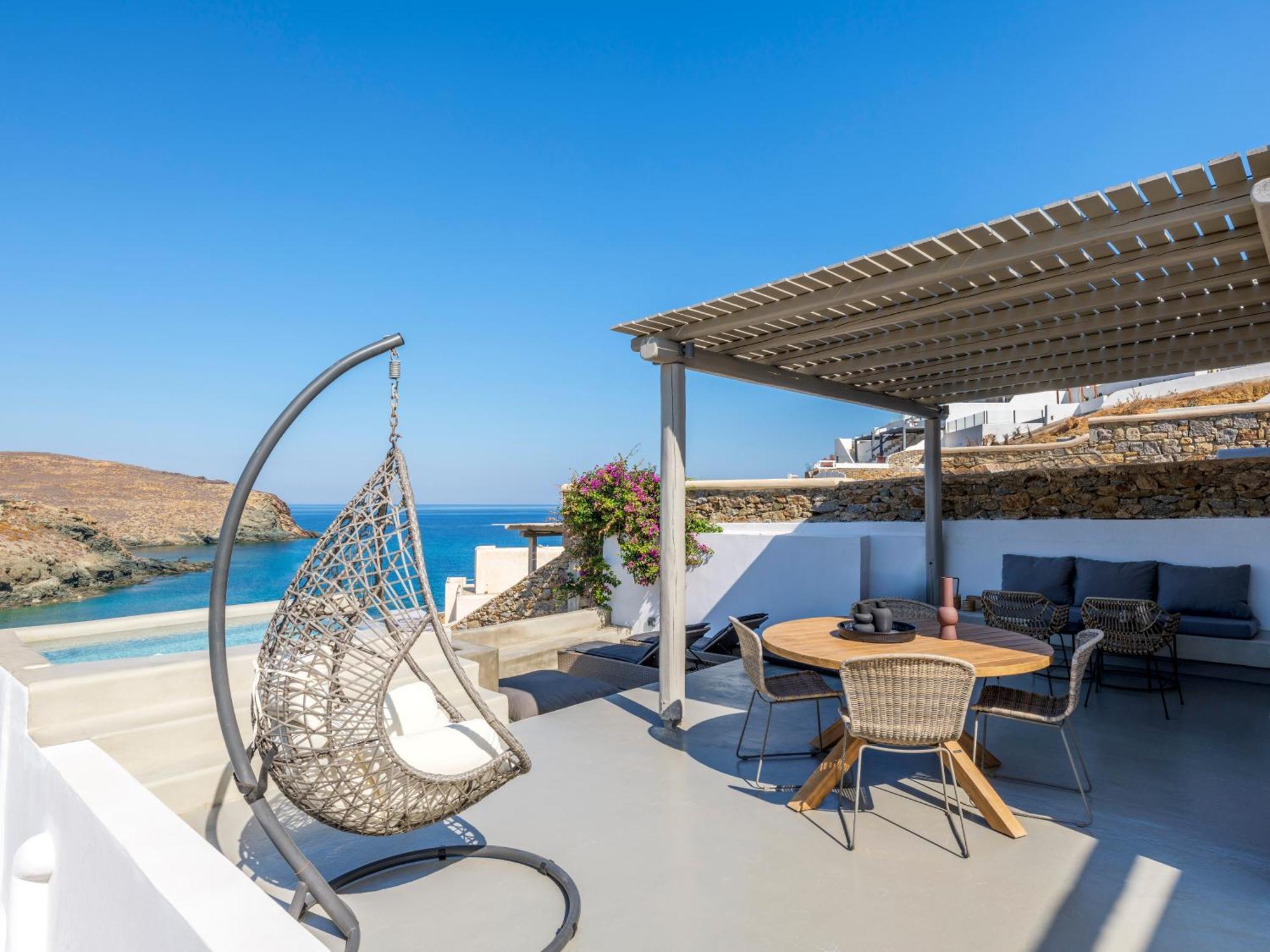 The Mykonist Merchia Beach Villas & Suites Exterior photo