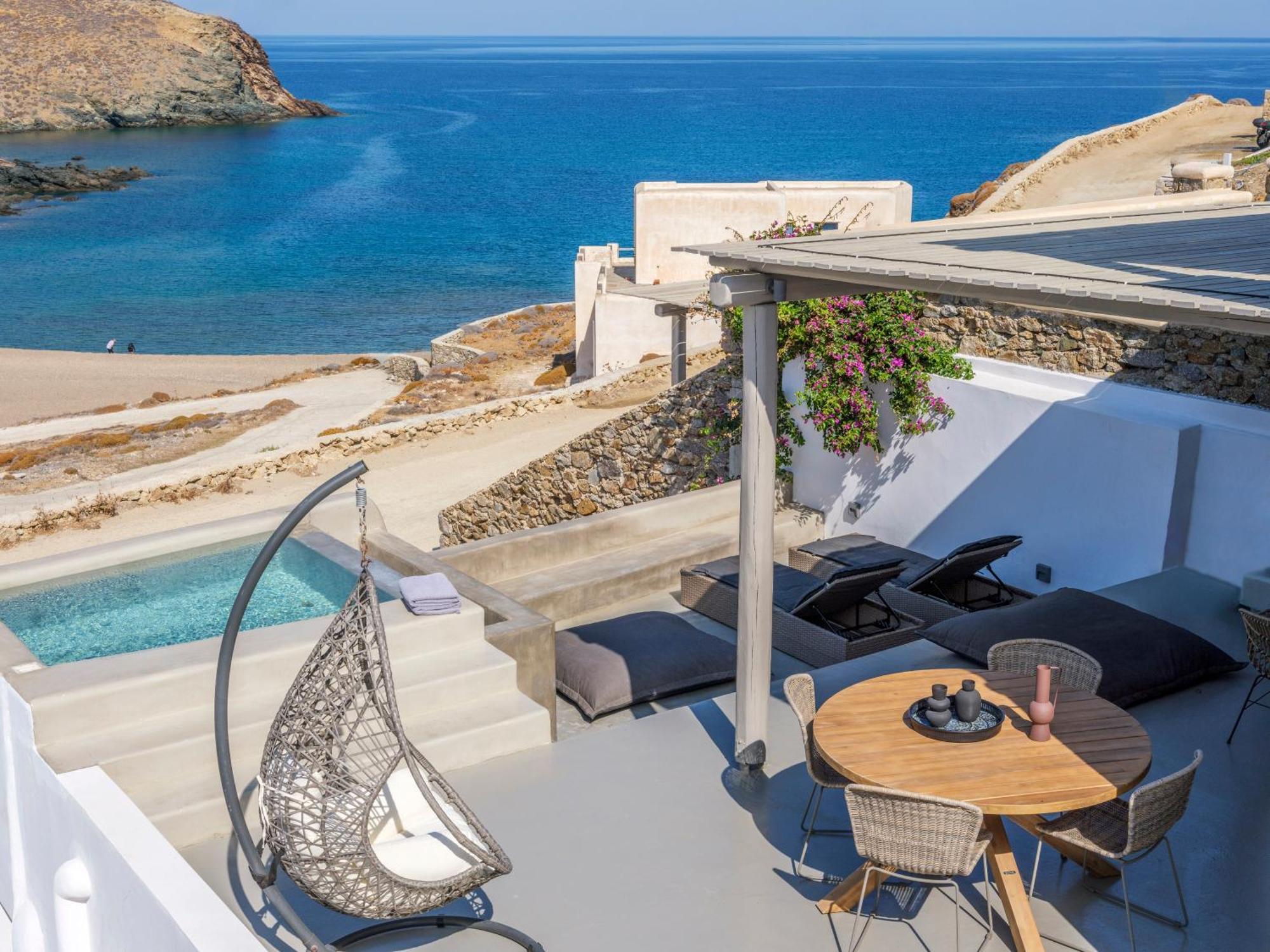 The Mykonist Merchia Beach Villas & Suites Exterior photo