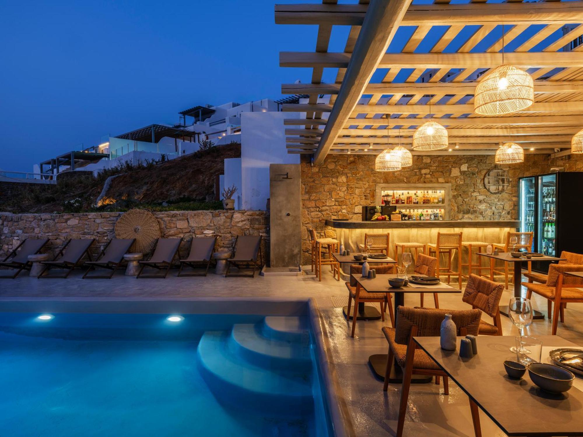 The Mykonist Merchia Beach Villas & Suites Exterior photo