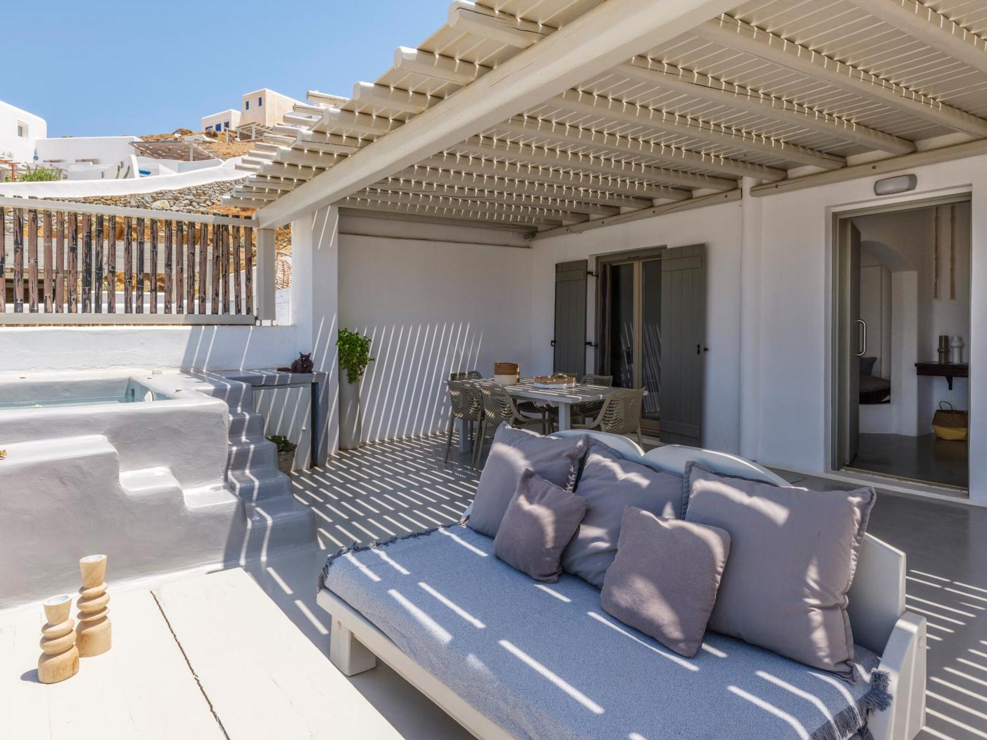 The Mykonist Merchia Beach Villas & Suites Exterior photo