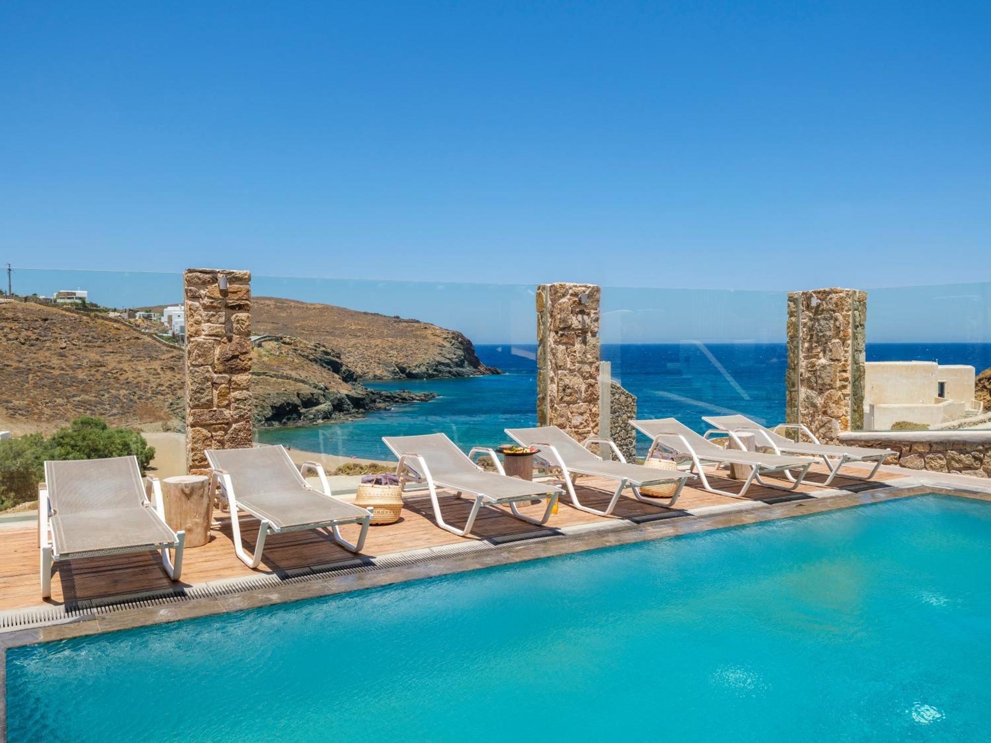 The Mykonist Merchia Beach Villas & Suites Exterior photo